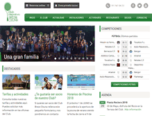 Tablet Screenshot of club-brezo-osuna.com
